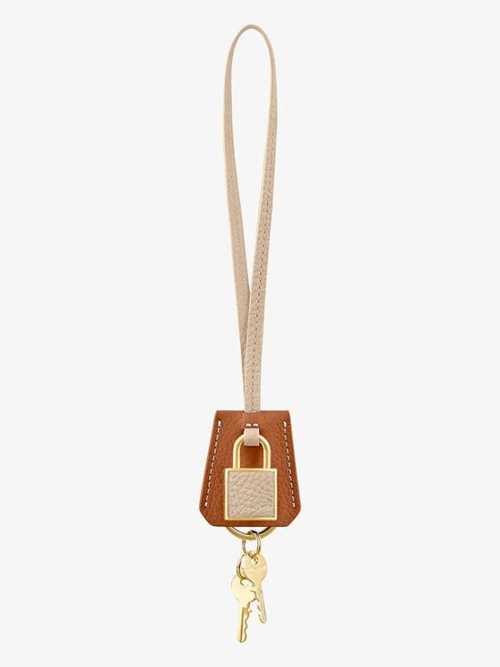 Maison De Sabré Accessories - Maison de Sabre The SABRÉMOJI™ Padlock Charm in Pecan Nude